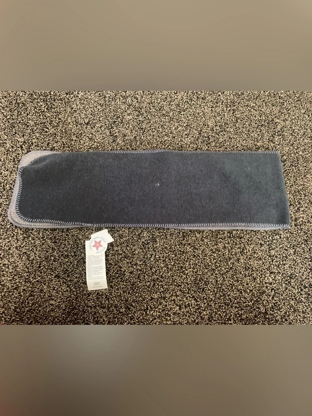 Neck Works Dark Gray Fleece Scarf and Mittens Set NWT